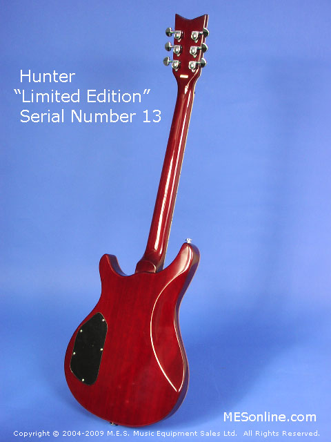 Hunter LE Electric Guitar Full Back View