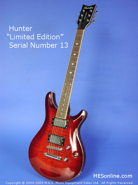Hunter LE Electric Guitar Full Front View