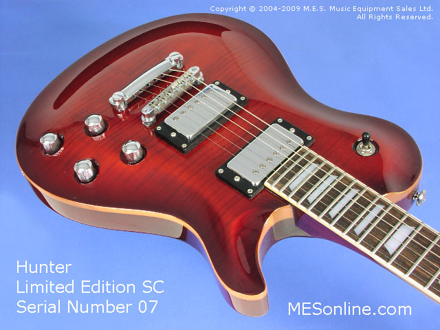 Hunter SC Electric Guitar Front Close-2 View