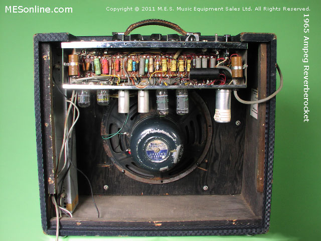 1965 Ampeg Reveberocket combo amplifier with Jensen Speaker, image 8