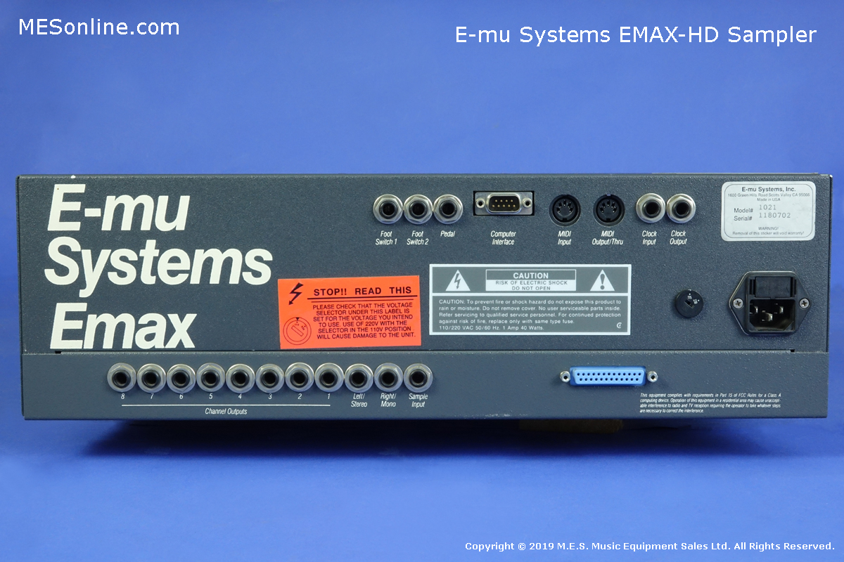 e-mu-emax se hd rack sampler, image 4