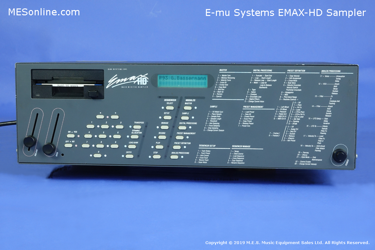 e-mu-emax se hd rack sampler, image 1