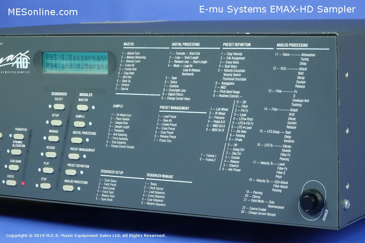 e-mu-emax se hd rack sampler, image 3