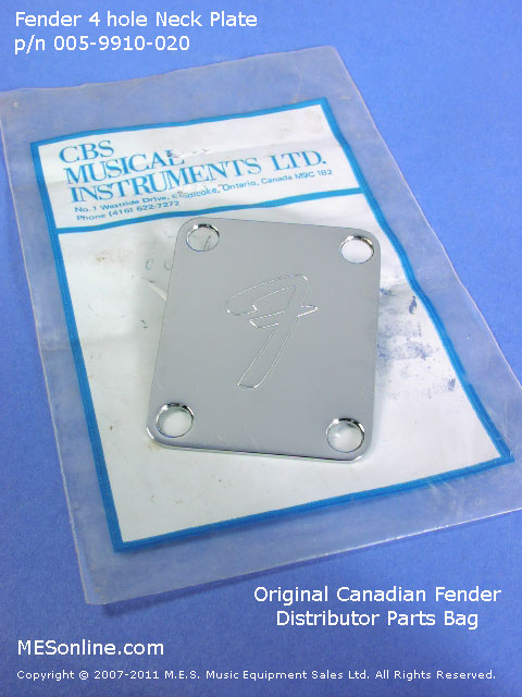 Thumbnail Fender CBS Neck Plate Guitar Parts image 1