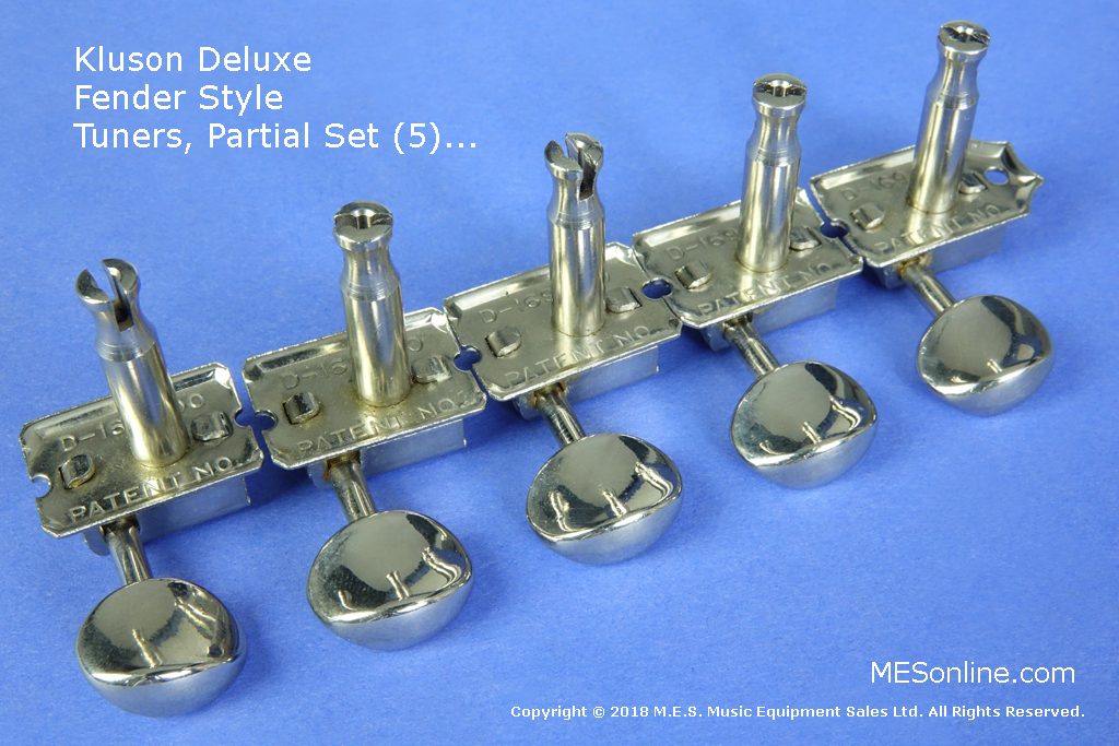 Grover Pat. Pend. U.S.A. NOS 3 + 3 gold tuners, image 2