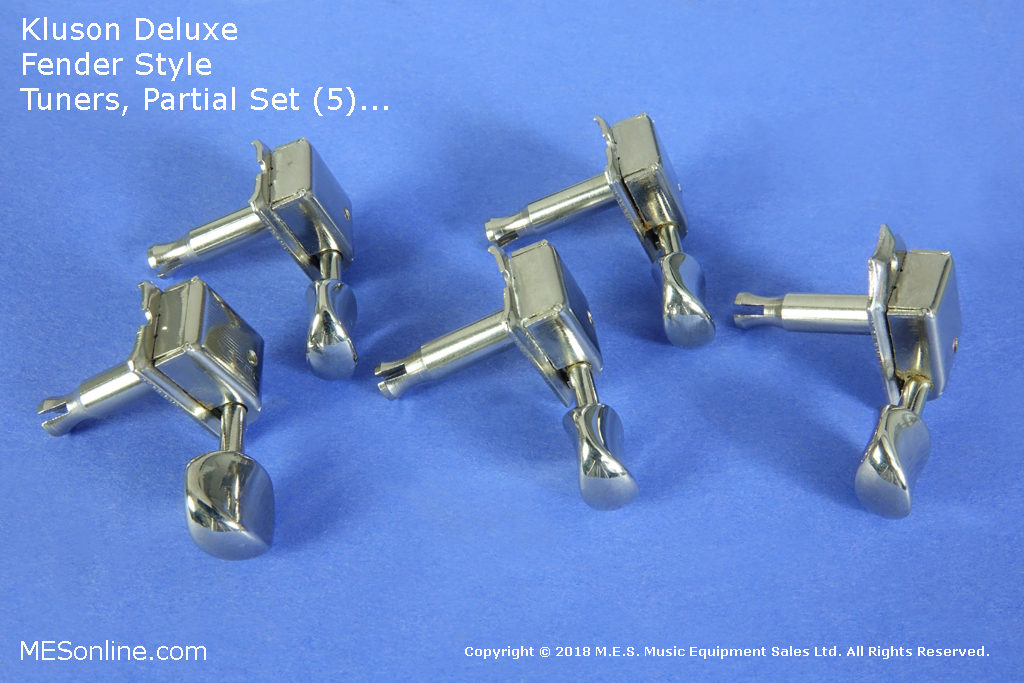 Grover Pat. Pend. U.S.A. NOS 3 + 3 gold tuners, image 3