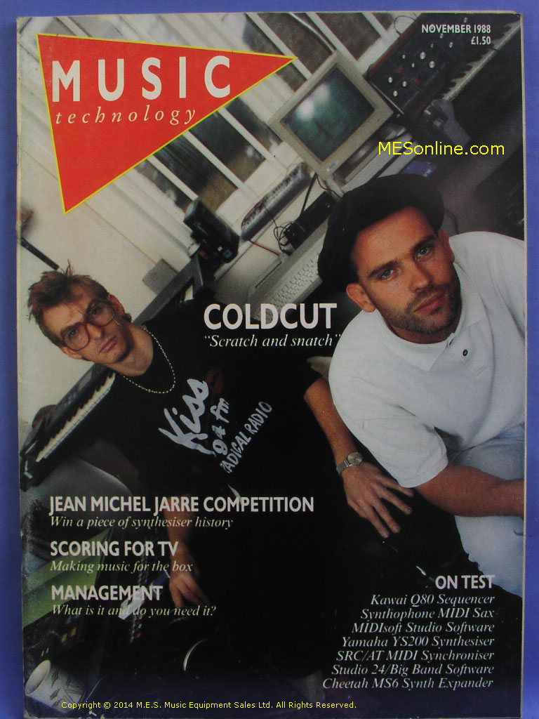 Music & Technology Magazine November Back Issue 1988