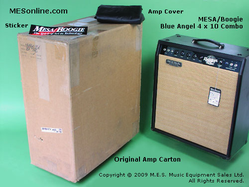 MESA-Boogie Blue Angel 4 x 10 guitar amplifier shipping carton view, Image 12