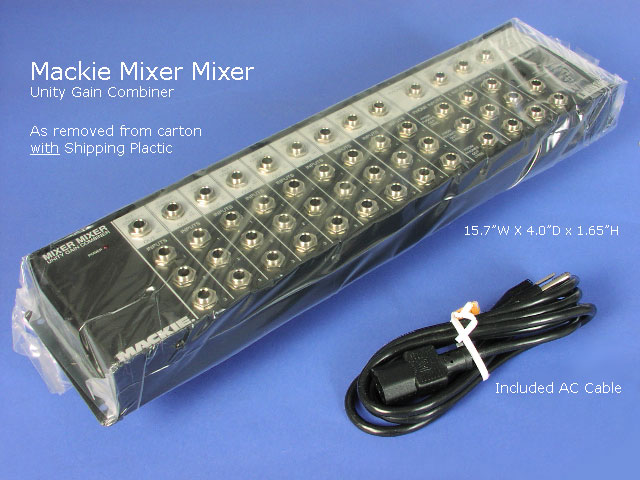 Mackie Mixer Mixer Plastic