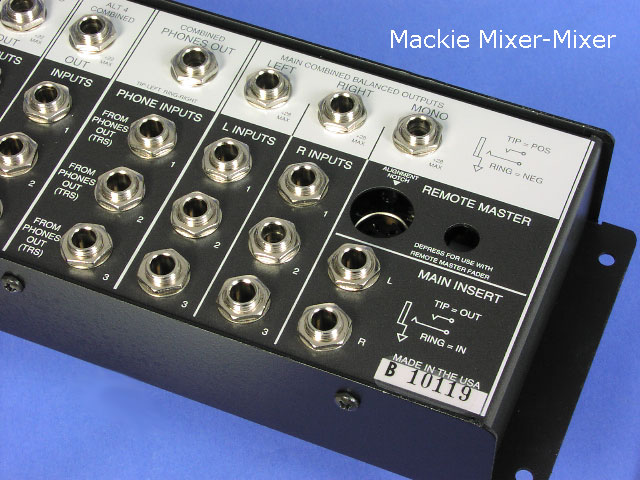 Mackie Mixer Mixer Right