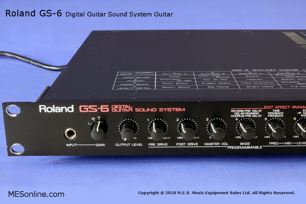 Roland GS-6 Preamp, image 2