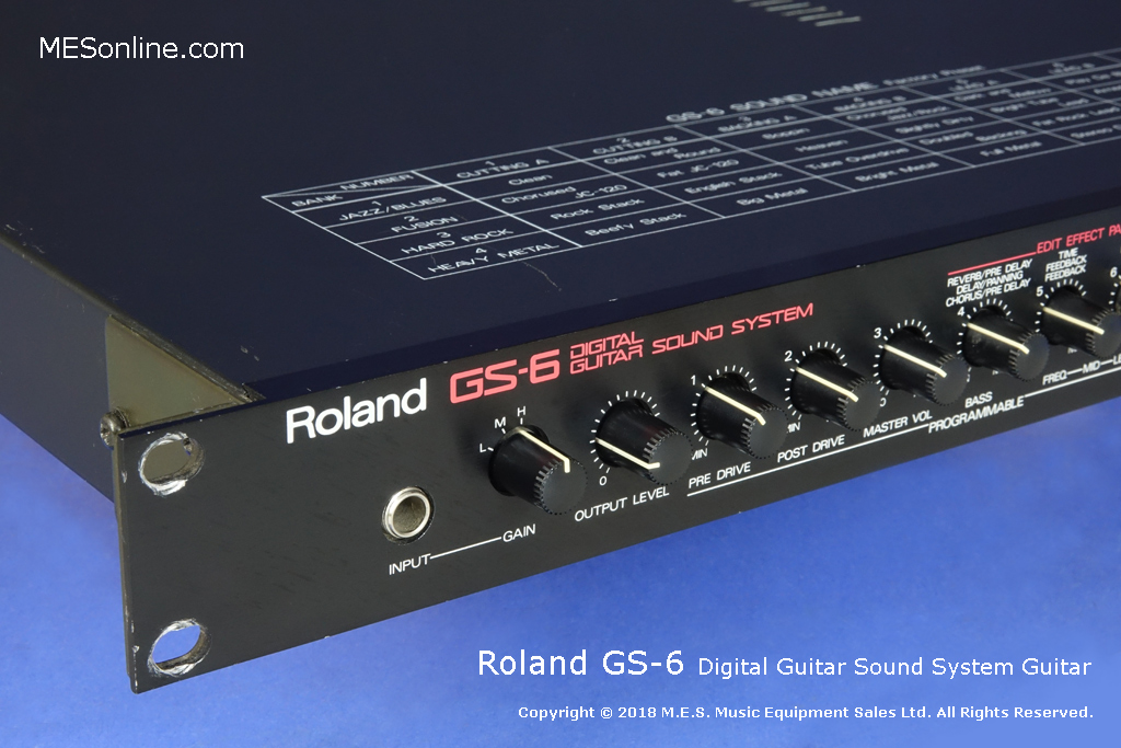 Roland GS-6 Preamp, image 4