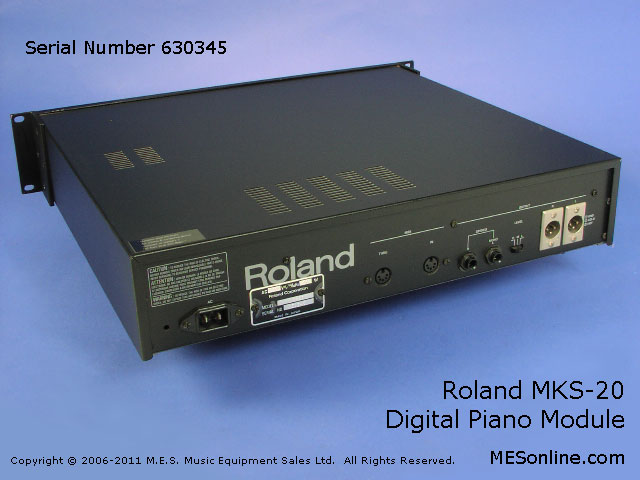 Roland MKS-20 Back Left
