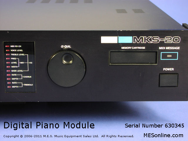 Roland MKS-20 Panel Right