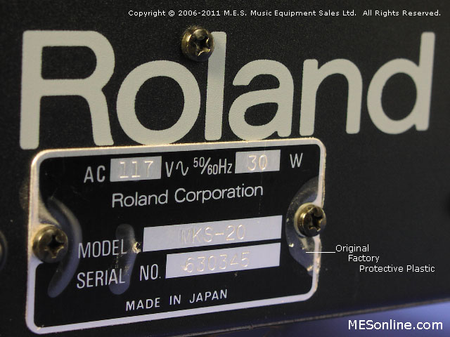 Roland MSQ100 Panel