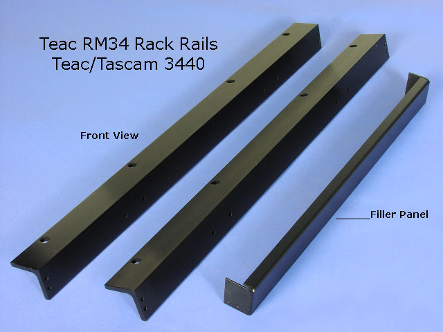 Teac Tascam RM34 Rack Mounting Kit for Teac 3340 Recorder Reproducer, Front View